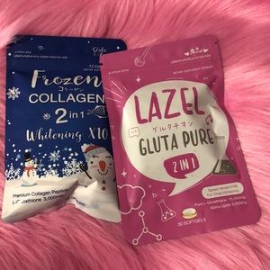 Frozen collagen + Lazel gluta pure